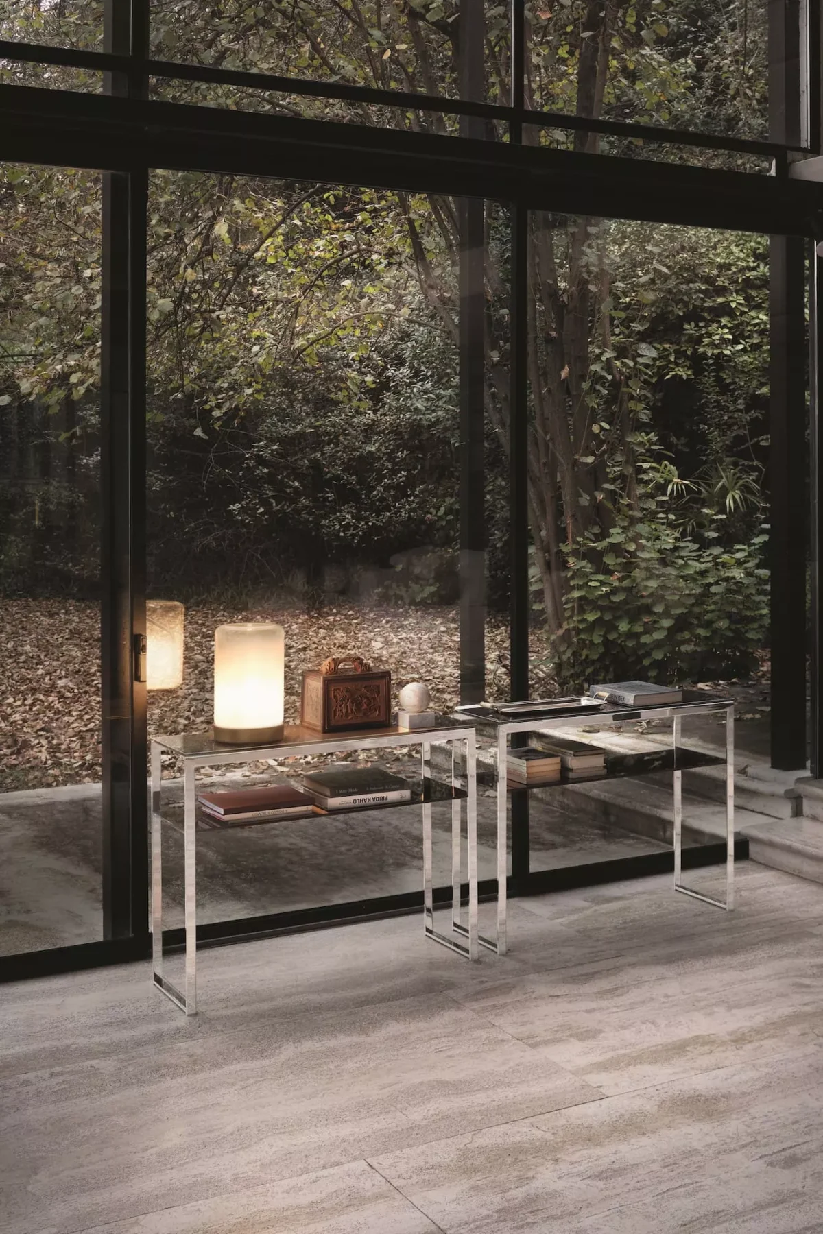 Hip Hop Console by Bontempi – luxury modern Italian‑design console showcased at Italcasa Design showroom in Troy, Michigan