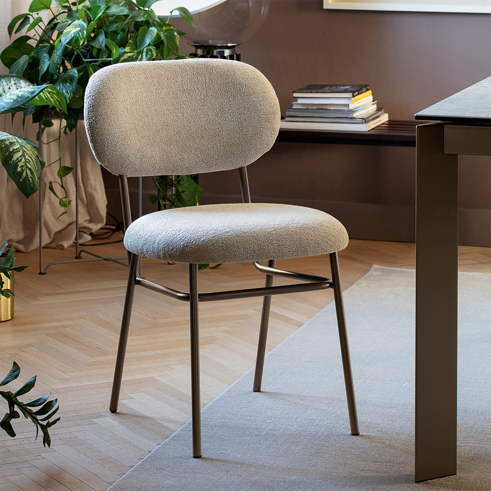 “PAD dining chair by Connubia – stylish blend of comfort and modern Italian craftsmanship”