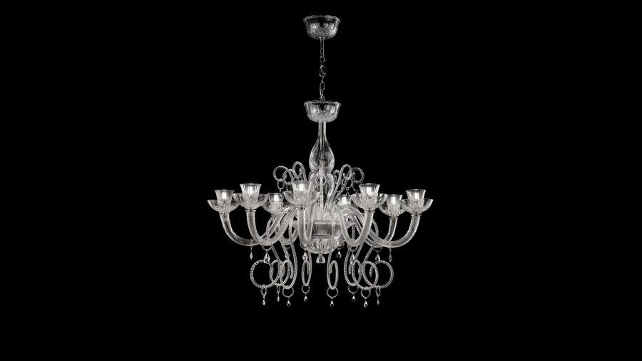Italian design DUCAL PALACE chandelier by Reflex