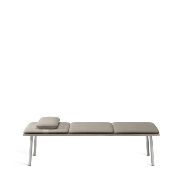 “Modern Run Daybed by Sam Hecht and Kim Colin, combining simplicity and function in a refined silhouette.”