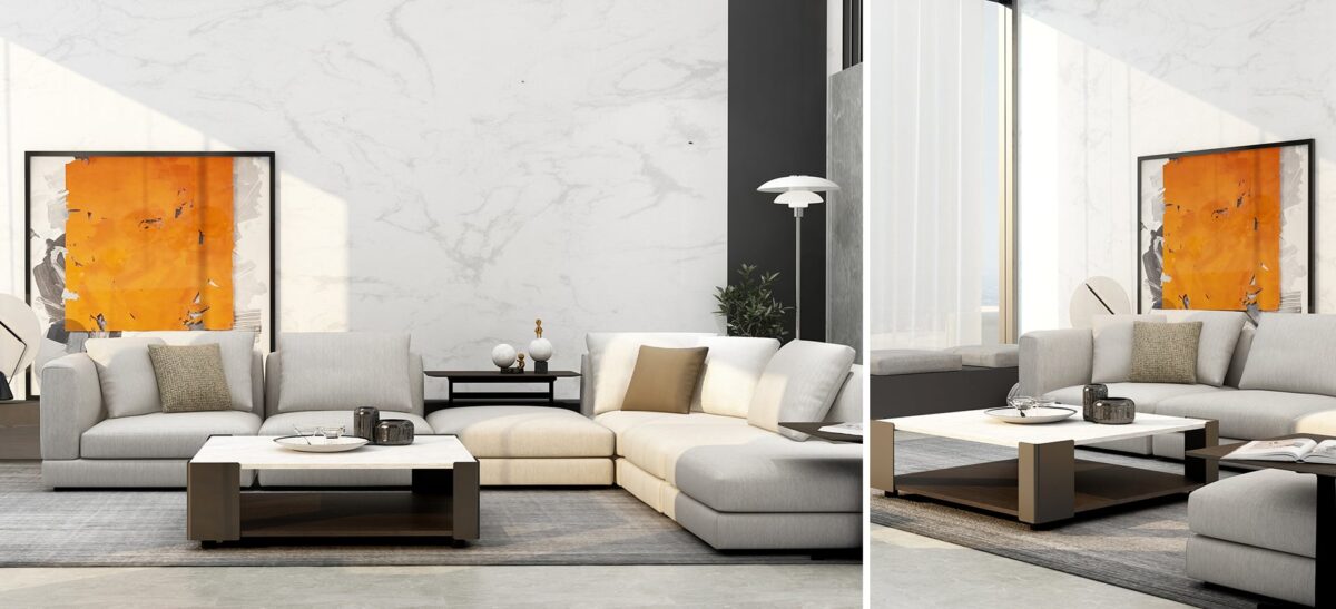 Rubix Table by Camerich, a geometric and modern design with clean lines, perfect for adding a stylish and sophisticated touch to contemporary living and dining spaces.