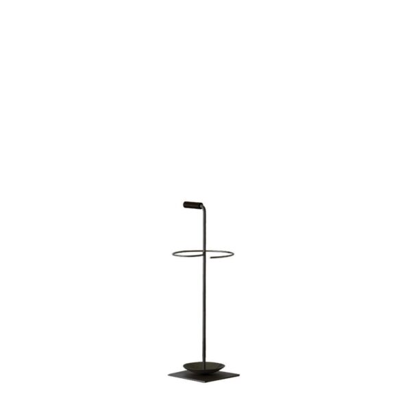 Minimalist umbrella stand with sleek steel frame by Zeusnoto.