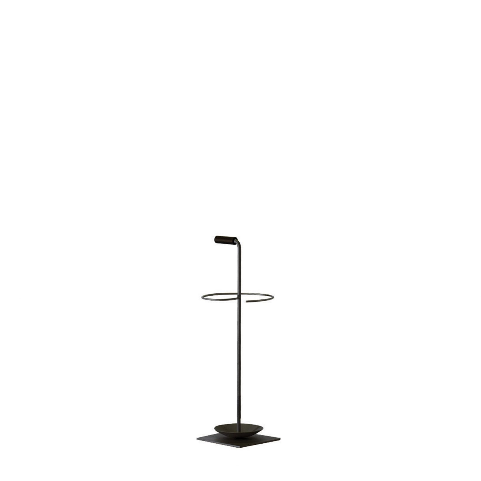 Minimalist umbrella stand with sleek steel frame by Zeusnoto.
