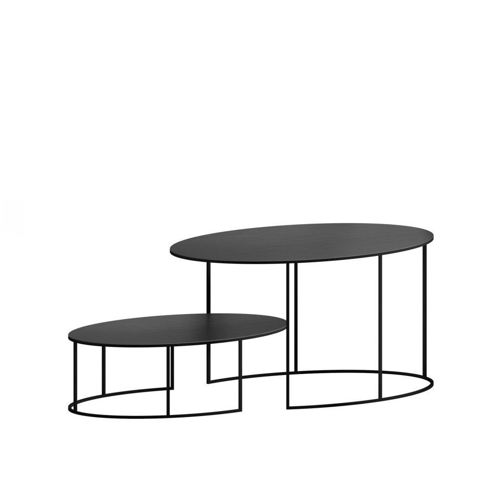 “Industrial-style SLIM IRONY OVAL by Zeusnoto with an ultra-thin oval surface and clean, open frame.”