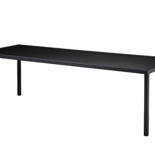 “Functional TABLE by Zeusnoto combining natural textures and industrial metal for a balanced design.”