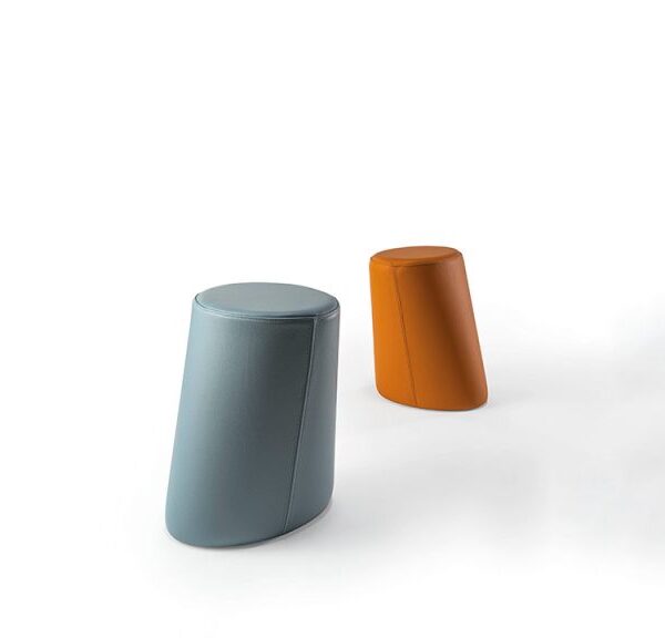 Contemporary Smurph Pouf by Reflex in a Birmingham Michigan space
