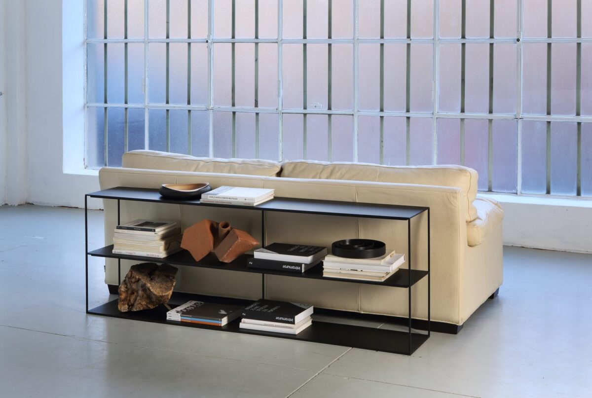 Slim Irony Sideboard by Zeusnoto, a sleek and modern design offering ample storage with a minimalist aesthetic, perfect for enhancing luxury and contemporary interiors.