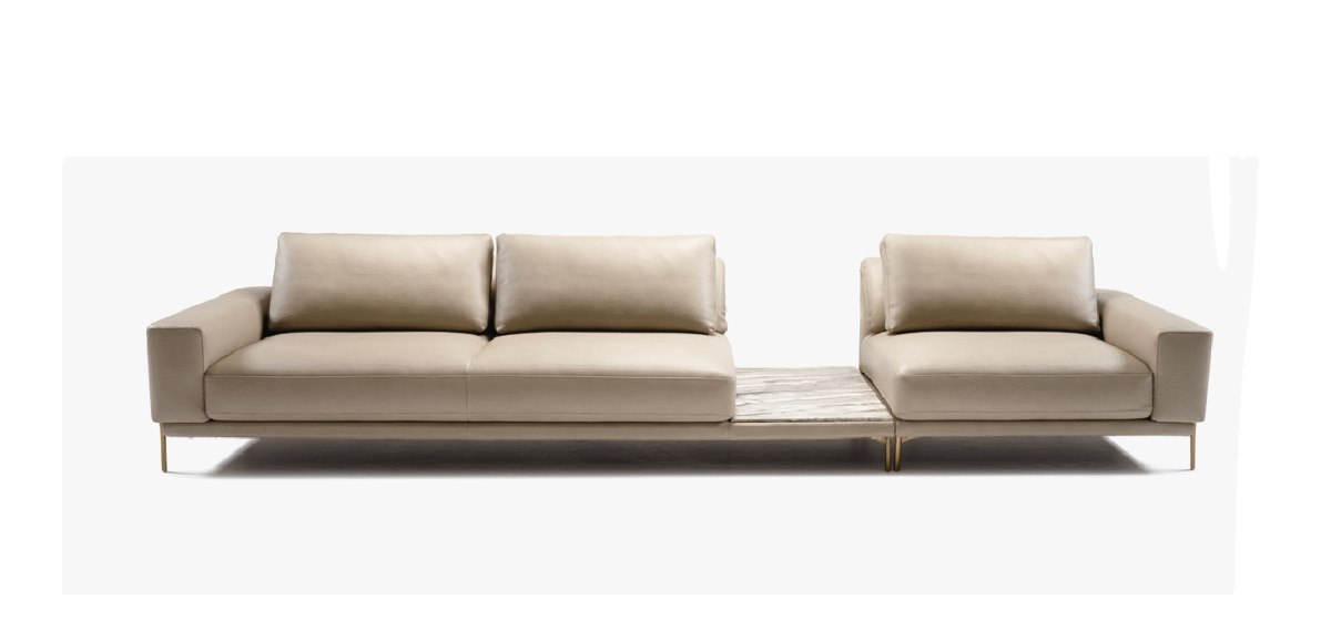 Nicoline Strauss couch featuring refined stitching