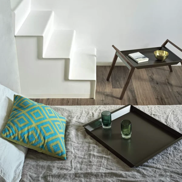 “Tiffany by Bontempi contemporary Italian side table in Birmingham, Michigan showroom”