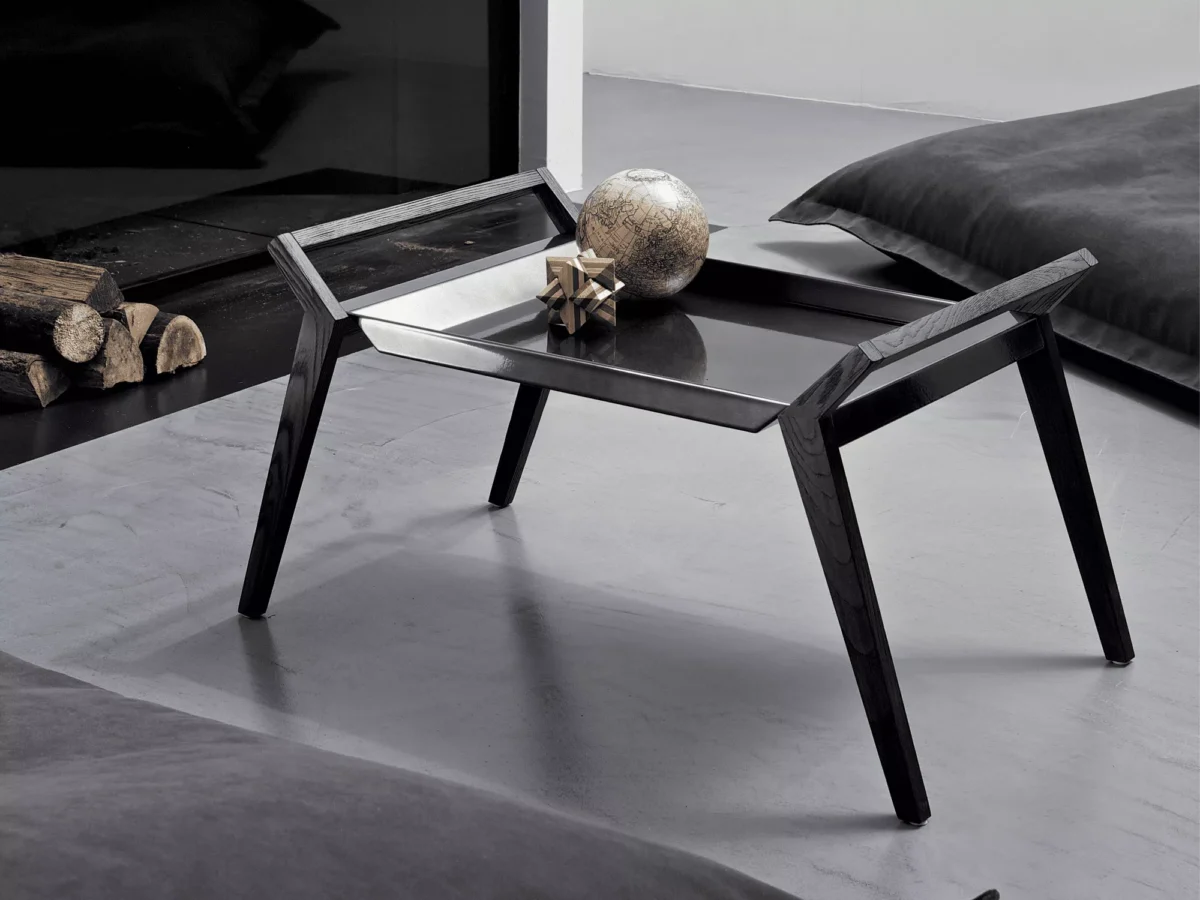 “Tiffany by Bontempi contemporary Italian side table in Birmingham, Michigan showroom”