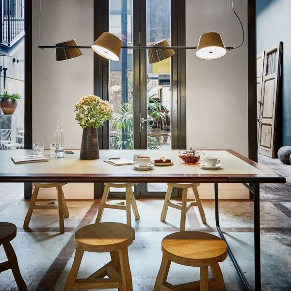 “Soho by Marset contemporary dome pendant – bold statement lighting with functional style”