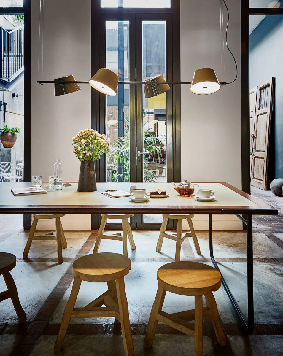 “Soho by Marset contemporary dome pendant – bold statement lighting with functional style”