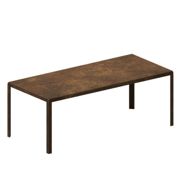 “ART TABLE by Zeusnoto featuring a bold, sculptural base and a smooth, minimalist tabletop.”
