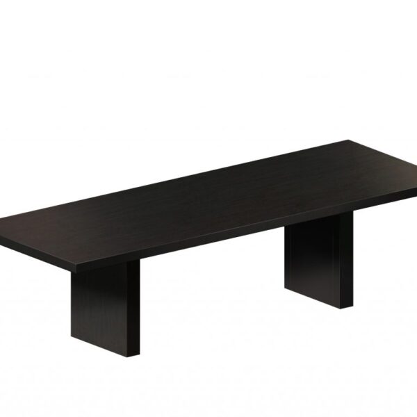 “TOMMASO Table by Zeusnoto featuring a slim, rectangular tabletop with elegant, tapered legs.”