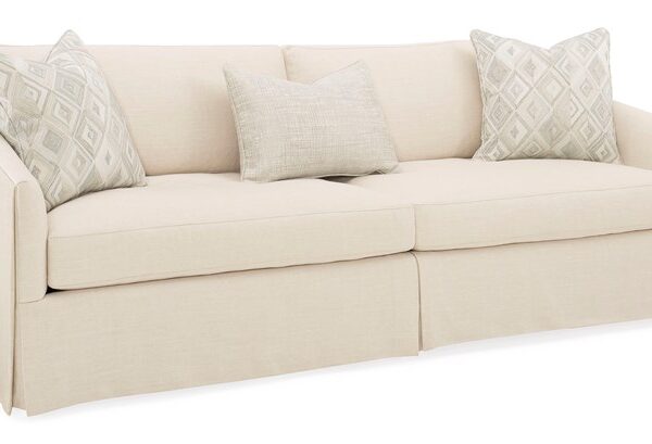 "Casual Affair by Caracole, blending relaxed elegance and modern design with plush seating and stylish finishes for a contemporary living space."