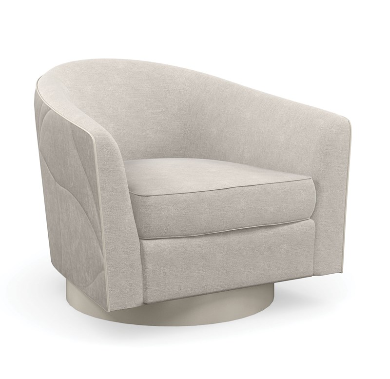 Modern accent chair featuring a sculptural design with quilted pattern upholstery, perfect for adding an artistic touch to contemporary living rooms in Royal Oak, Michigan.