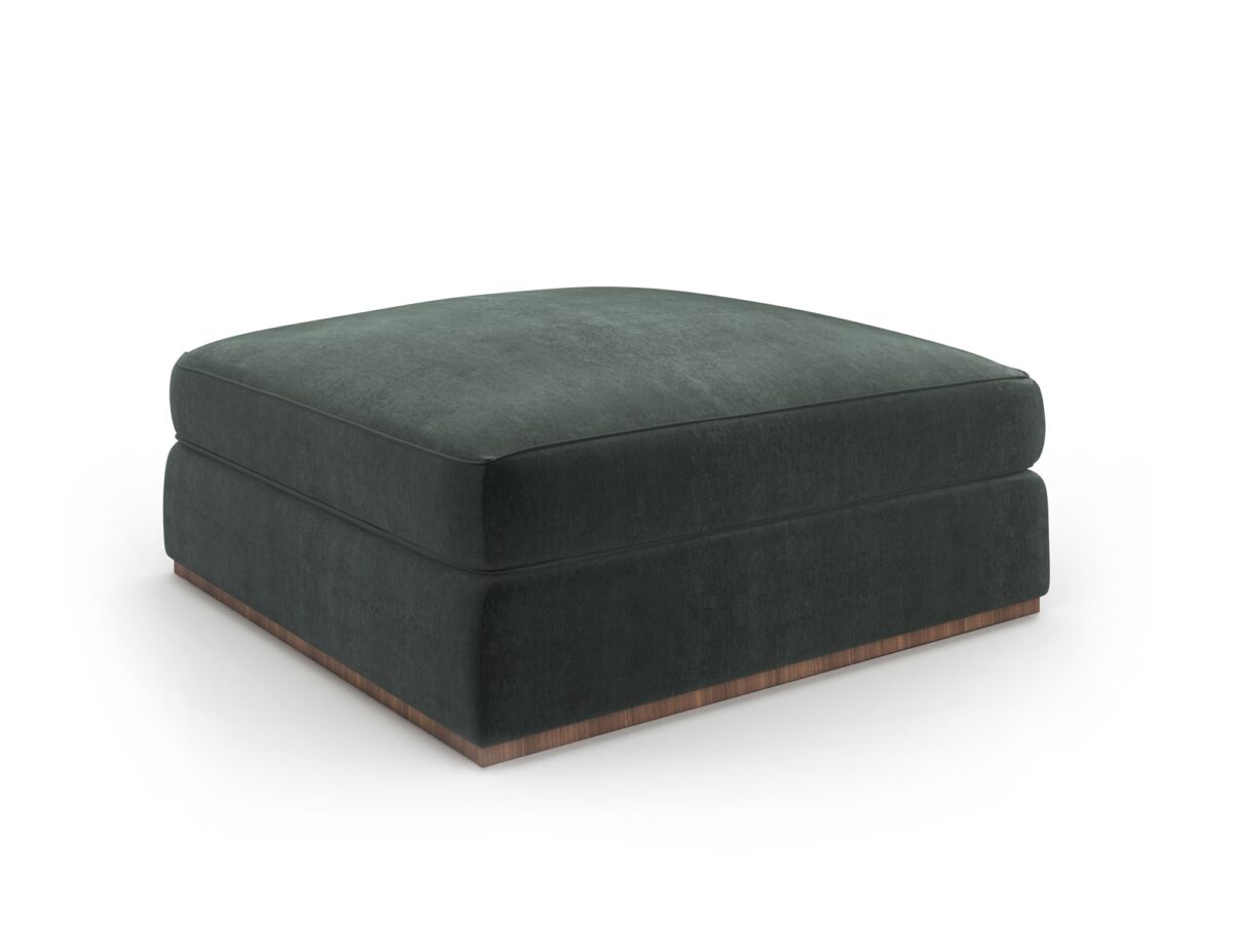 Elegant and versatile Bello Ottoman by Caracole, featuring a luxurious design with plush upholstery and sleek finishes, perfect for any modern living space.