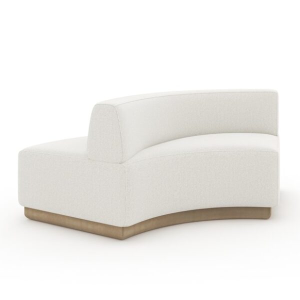 Elevate your space with the Crescent Armless Loveseat by Caracole. Modern Italian design in Troy Michigan.