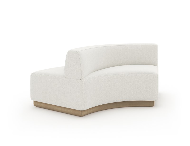 Elevate your space with the Crescent Armless Loveseat by Caracole. Modern Italian design in Troy Michigan.