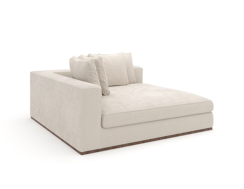 Spacious Bello Corner LAF Chaise by Caracole, designed for ultimate comfort and modular sectional configurations.