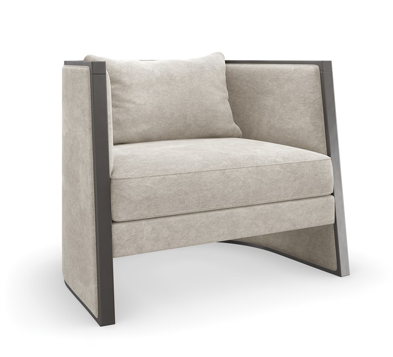 Cut Away chair by Caracole featuring a sleek cut-out back design.