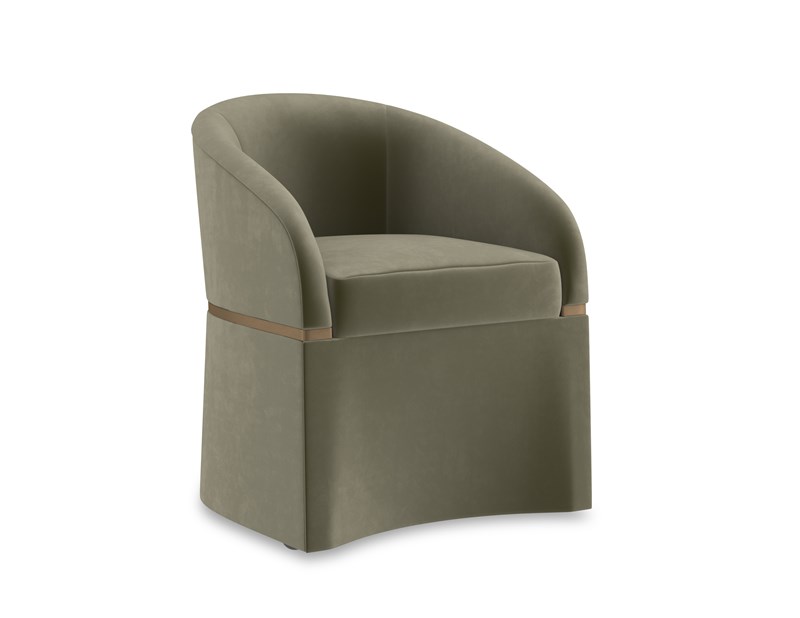Dune by Caracole — a modern accent chair with clean lines and plush upholstery.