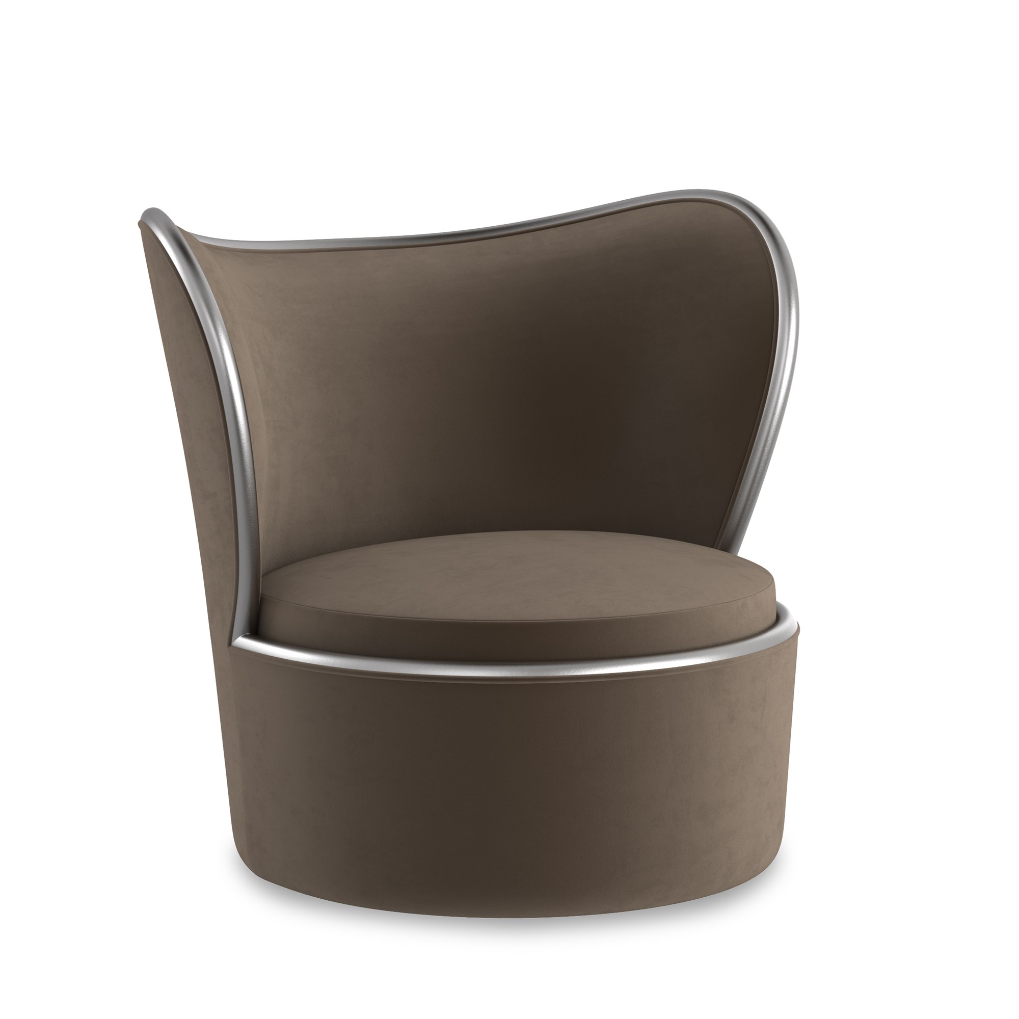 Luxurious swivel chair with elegant design and plush upholstery, perfect for contemporary living spaces in Royal Oak, Michigan.