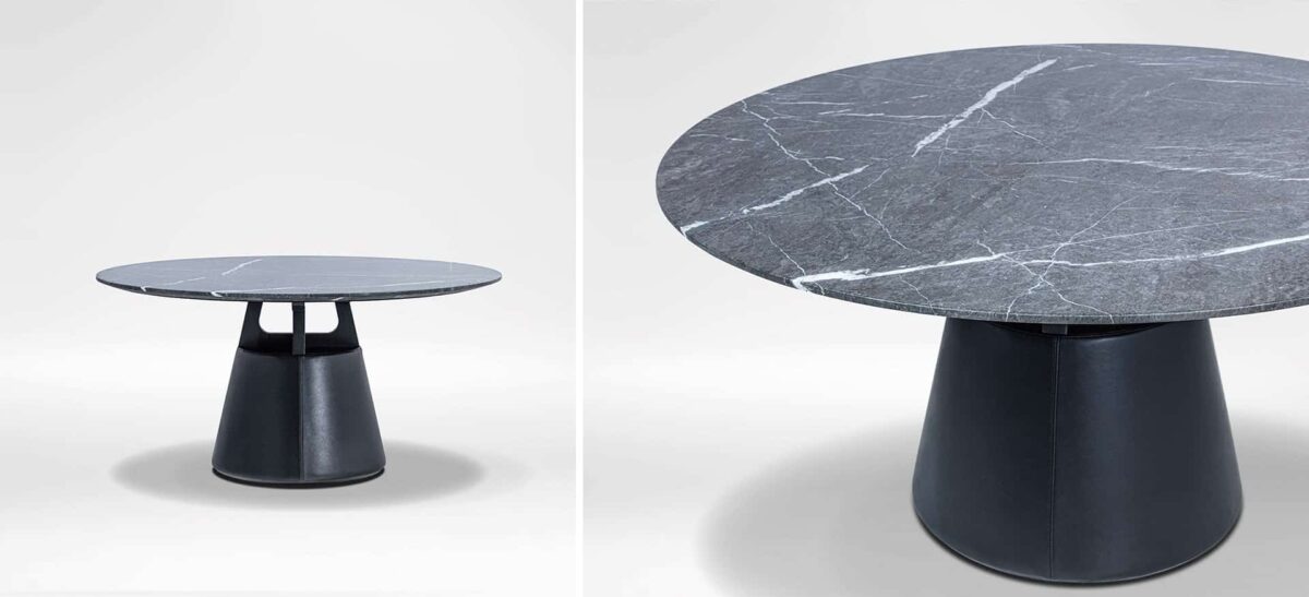 Unity Table S featuring a refined design and sturdy base by Camerich.