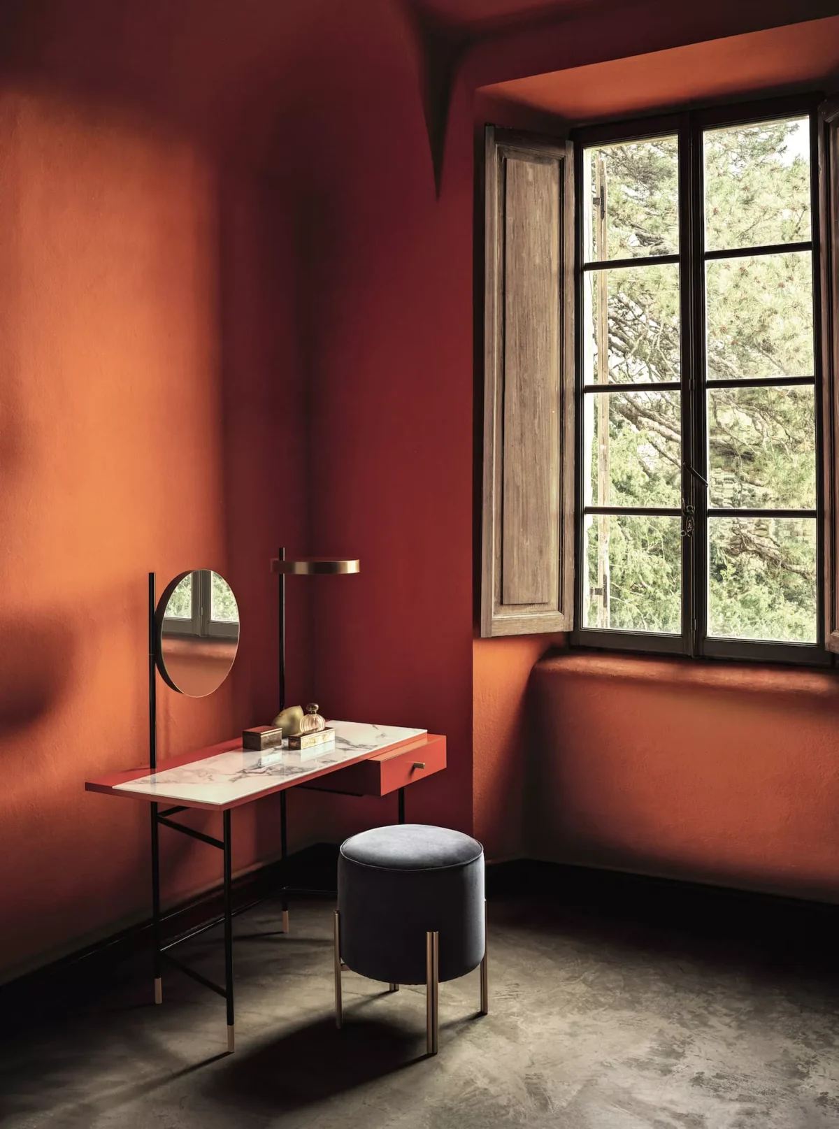 Vanity by Bontempi – luxury modern Italian-design vanity featured at Italcasa Design showroom in Troy, Michigan
