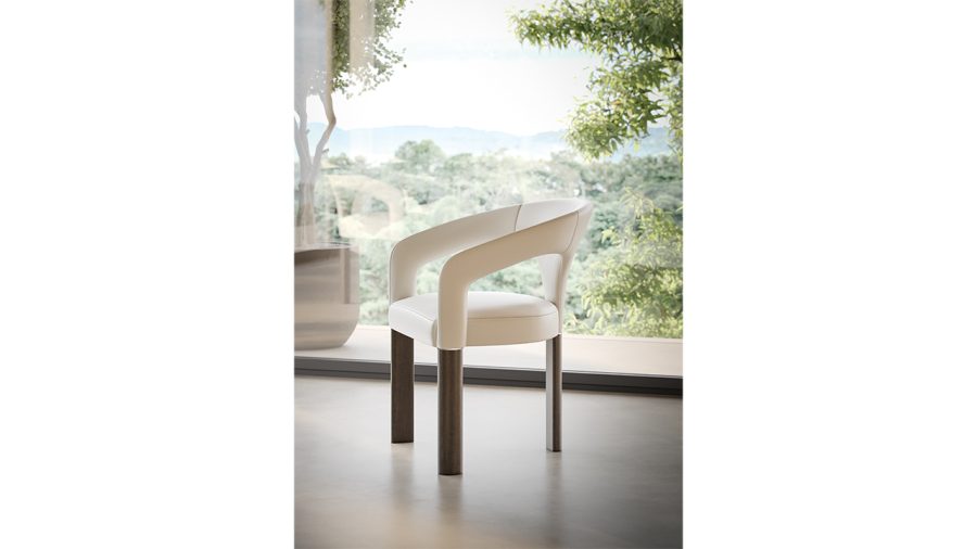 Modern Italian CHAIR TURN by Reflex in luxury living room