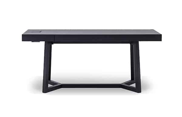 "Vessel Desk by Camerich, a modern and elegant desk design with a spacious work surface, ideal for enhancing contemporary home offices and high-end interiors."