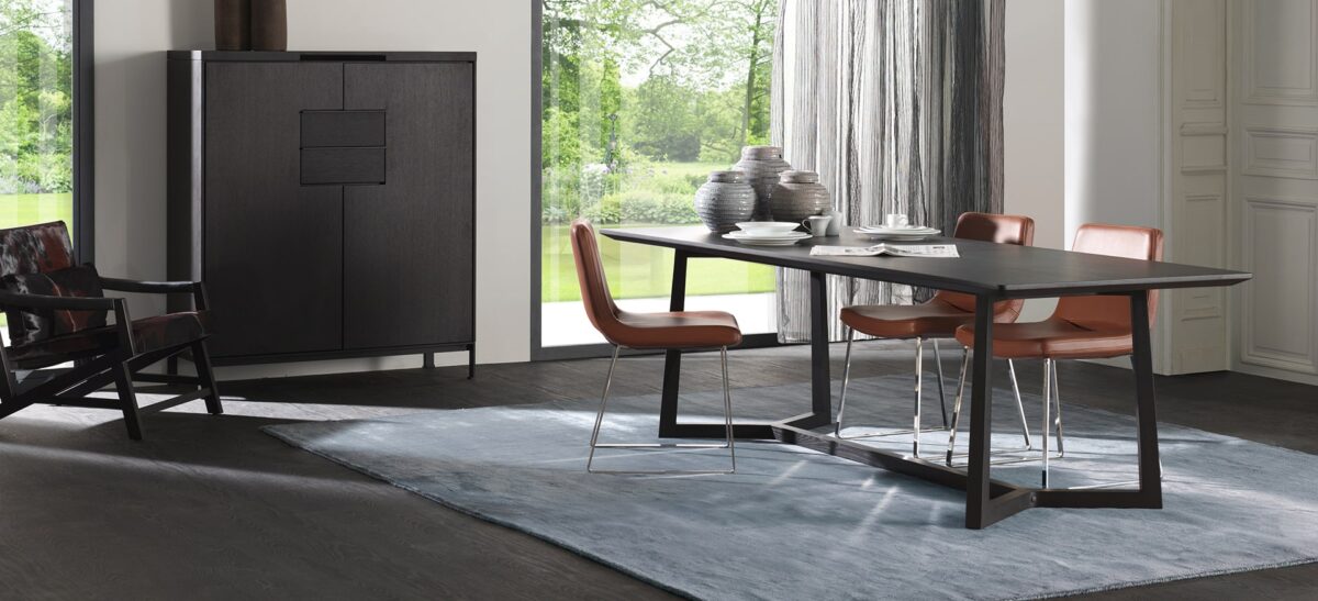 Minimalist Vessel Table with clean lines