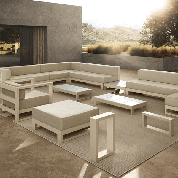 Posidonia Sofa Modular by Vondom – sleek modern Italian-style outdoor sofa featured at Italcasa Design showroom in Troy, Michigan