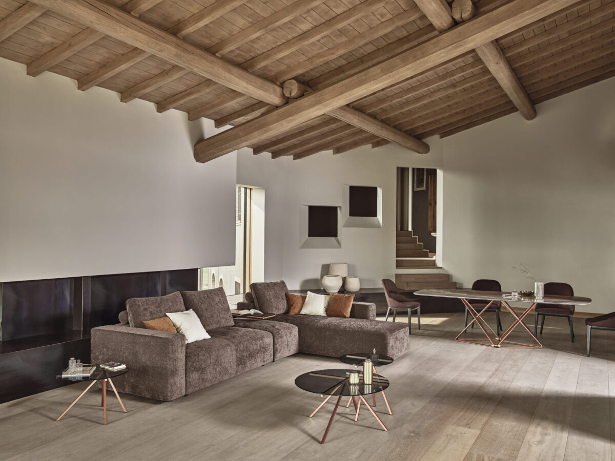 “Ray by Bontempi contemporary Italian lounge chair in Birmingham, Michigan showroom”