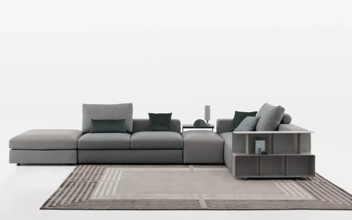 “Zenit Plus by Bontempi contemporary Italian dining table in Birmingham, Michigan showroom”