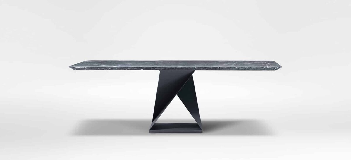 Zing Table by Camerich, a stylish and contemporary design with clean lines, perfect for adding a modern touch to luxury dining rooms and sophisticated interiors.