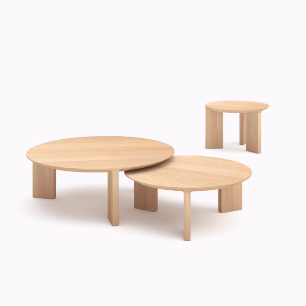 Radii Coffee Table by Bensen with a minimalist, modern design.