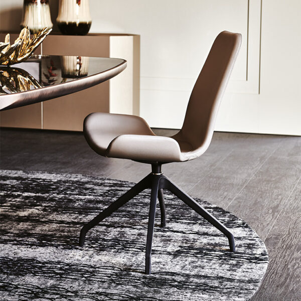 Cattelan Italia FLAMINGO chair – stylish contemporary chair with slim profile and soft padding