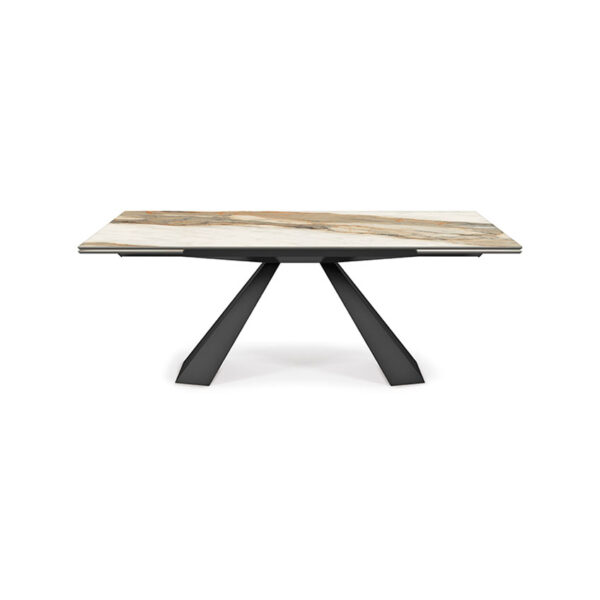 “ELIOT Keramik Drive by Cattelan Italia – modern Italian extendable dining table with elegant ceramic top and steel base”