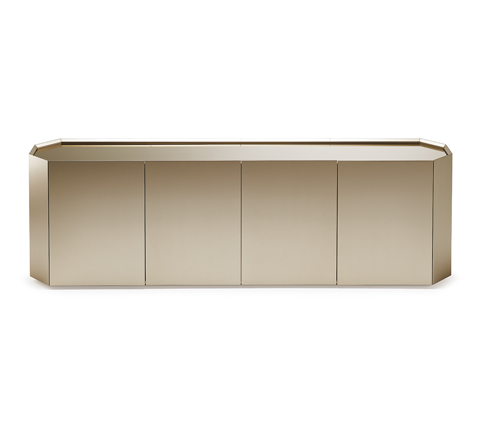 “Luxury CHELSEA sideboard by Cattelan Italia – contemporary design with sculpted front panels and sleek silhouette”