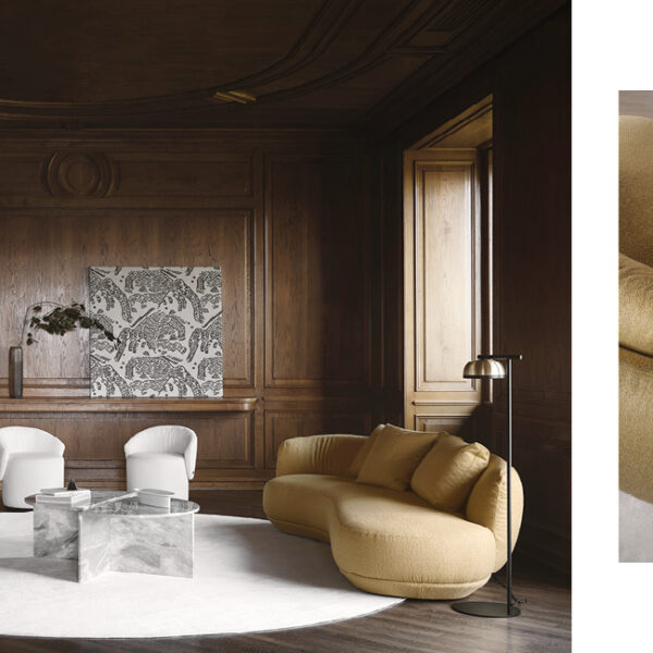 Amalfi Italian sectional with adjustable headrests
