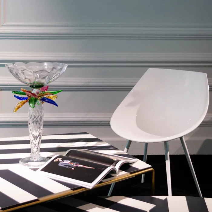 “ANGELA by Driade modern Italian designer chair – elegant contemporary seating with soft curves and minimalist style”