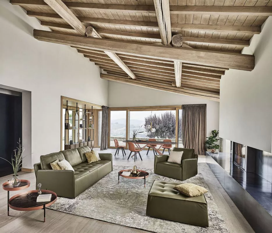 Antares by Bontempi – luxury modern Italian-design furniture piece showcased at Italcasa Design showroom in Royal Oak, Michigan