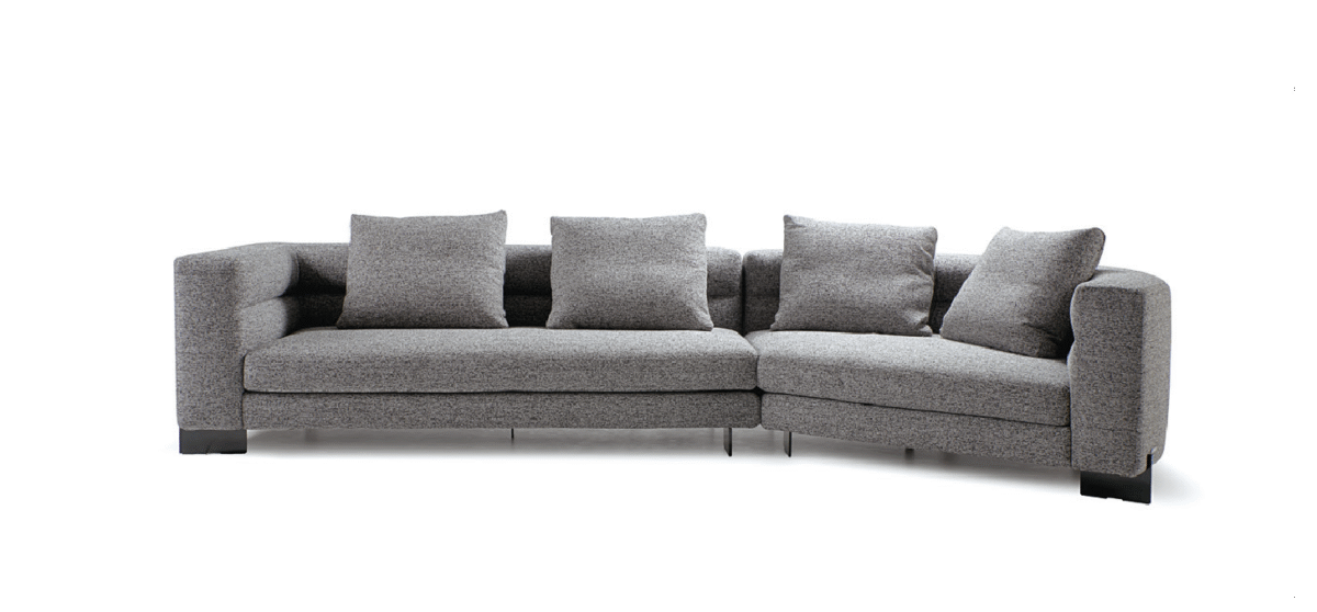 Nicoline Aura couch featuring soft, rounded edges