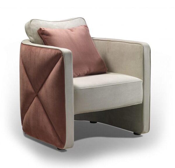Aura Armchair by Reflex, modern design, luxurious upholstery, perfect for contemporary interiors in Royal Oak, Michigan.