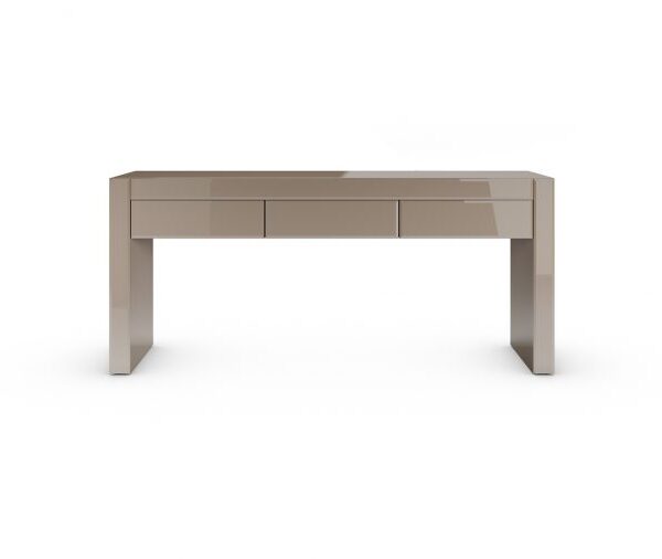 Avantgarde Console Long by Reflex in glossy black lacquer finish
