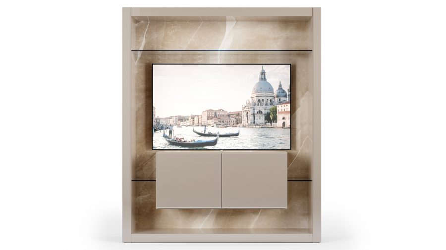 Avantgarde TV Reflex modern Italian media console with lacquered finish tailored for luxury living rooms in Royal Oak Michigan