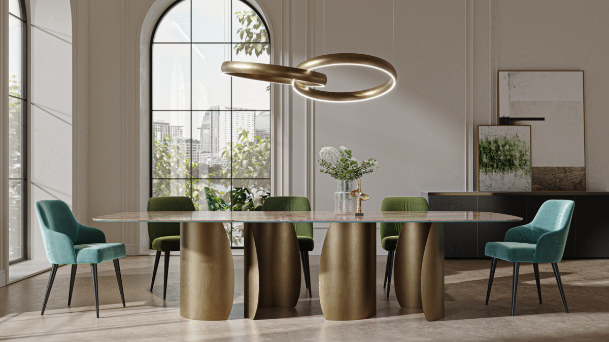 Petalo 72 by Reflex showcased in Royal Oak Michigan showroom, modern Italian luxury furniture design.