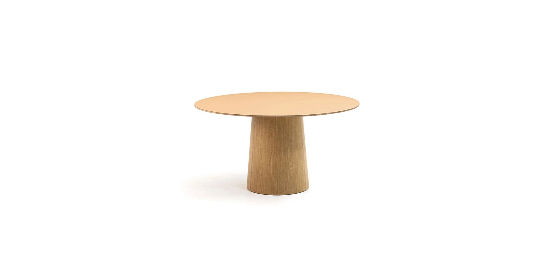 Vol Table by Moroso side profile highlighting Ecotone surface and sleek silhouette in Troy Michigan setting