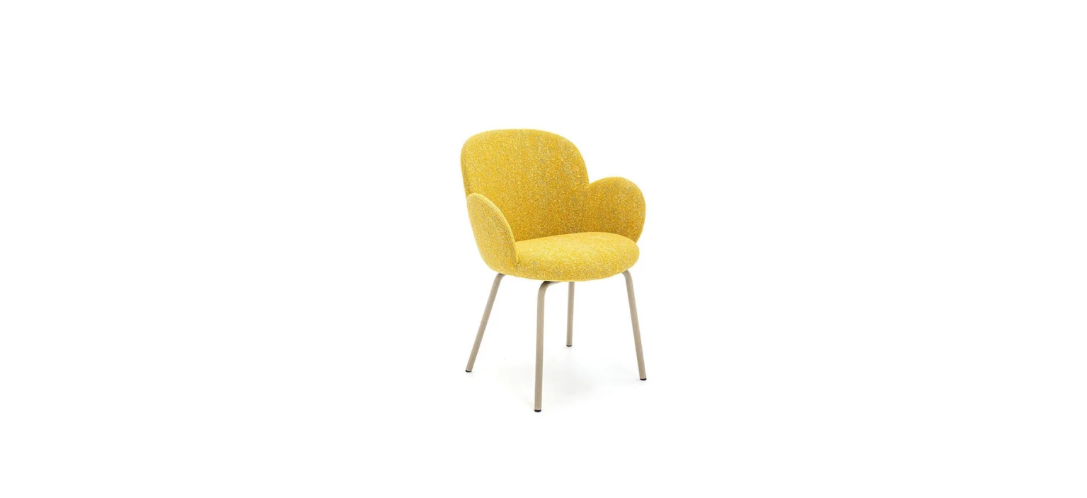 Close-up of Moroso Tulp chair sculptural seating near Troy Michigan